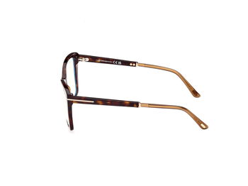 Das Bild zeigt die Korrektionsbrille FT5893-B 052 von der Marke Tom Ford in havanna.