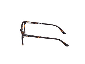 Das Bild zeigt die Korrektionsbrille GU50165 052 von der Marke Guess in Havanna.