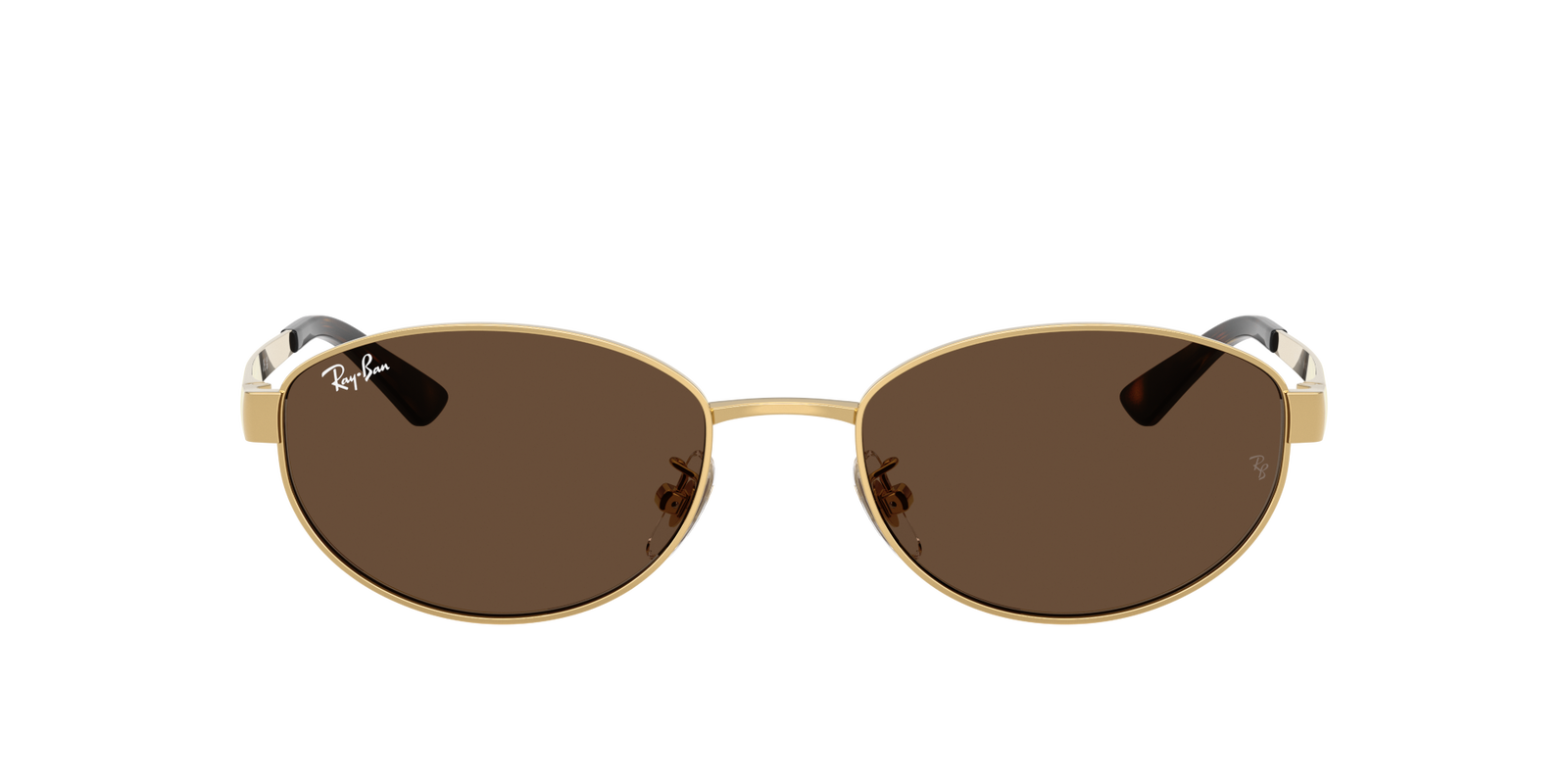 das Bild zeigt die Sonnenbrille RB3774D von Ray Ban in der Farbe Gold.