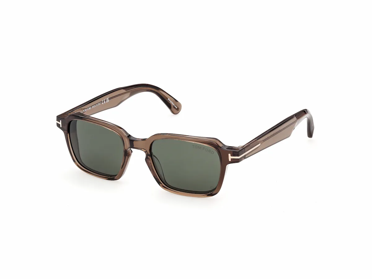  Tom Ford Sonnenbrille Ezra-02 in glänzend hellbraun FT135945N 50