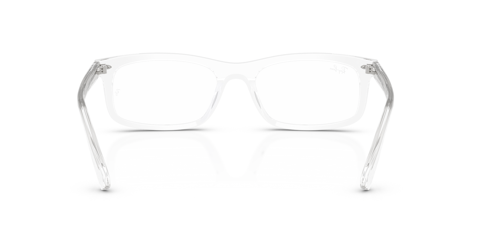 Auf diesem Bild sehen Sie die Korrektionsbrille 0RX5450 von Ray Ban in der Farbe Transparent.