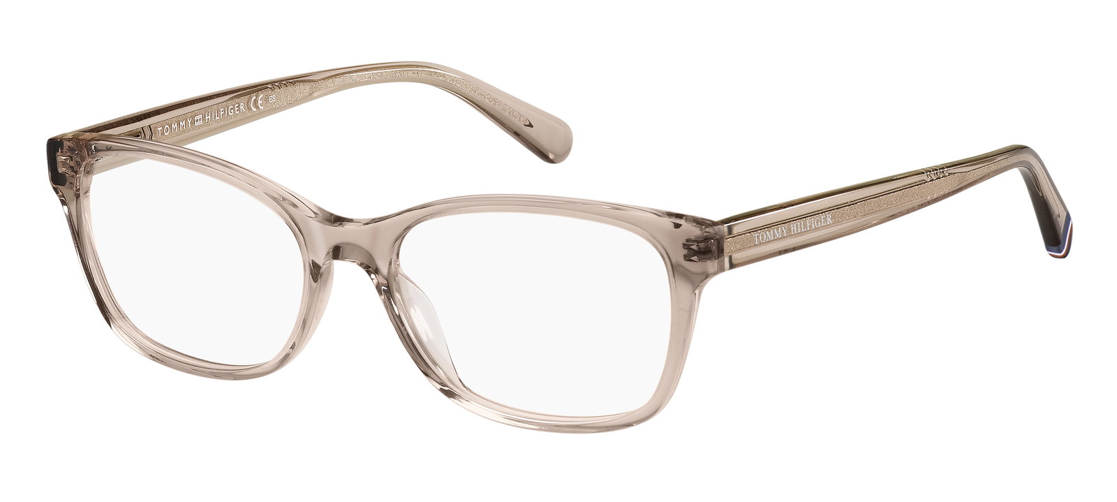 Tommy Hilfiger Brille TH2008 35J 52 Rosa transparent