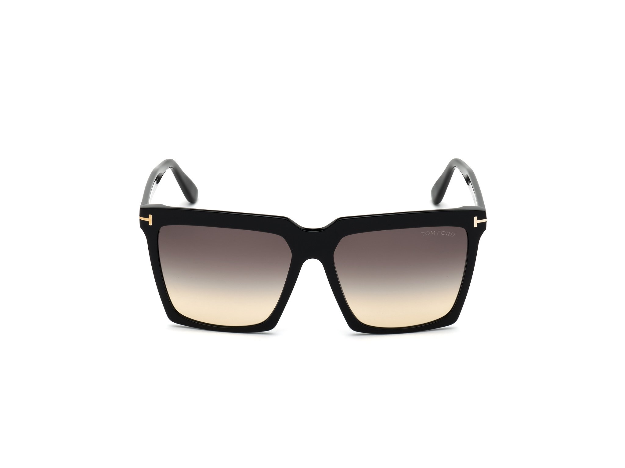 Das Bild zeigt die Sonnenbrille Sabrina FT0764 von der Marke Tom Ford in schwarz
