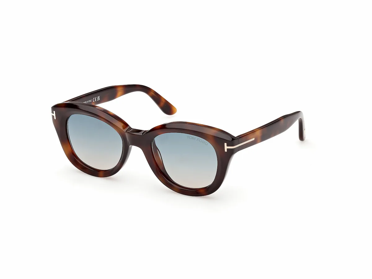  Tom Ford Sonnenbrille Nika-02 in blond havanna FT1344 53P 49