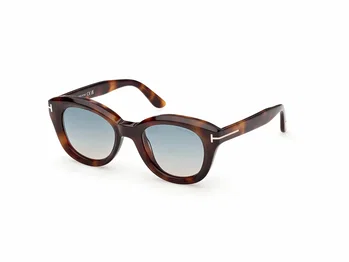 Tom Ford Sonnenbrille Nika-02 in blond havanna FT1344 53P 49