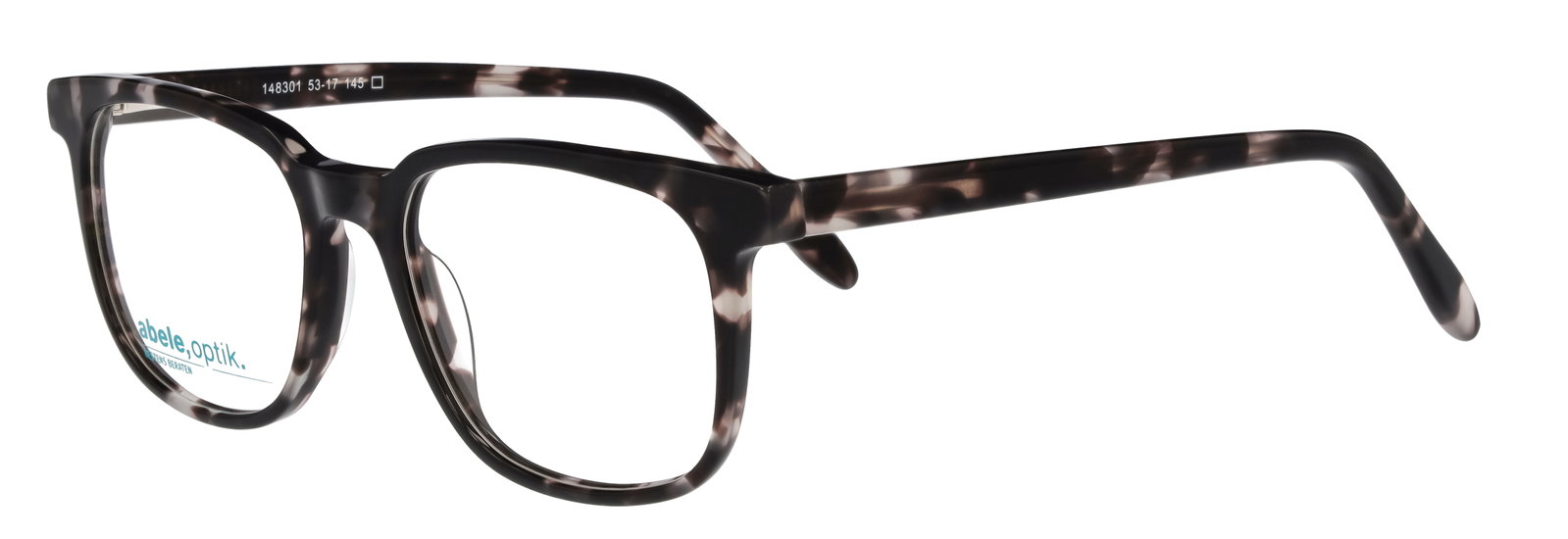 abele optik Brille 148301 für Herren in schwarz / braun gemustert