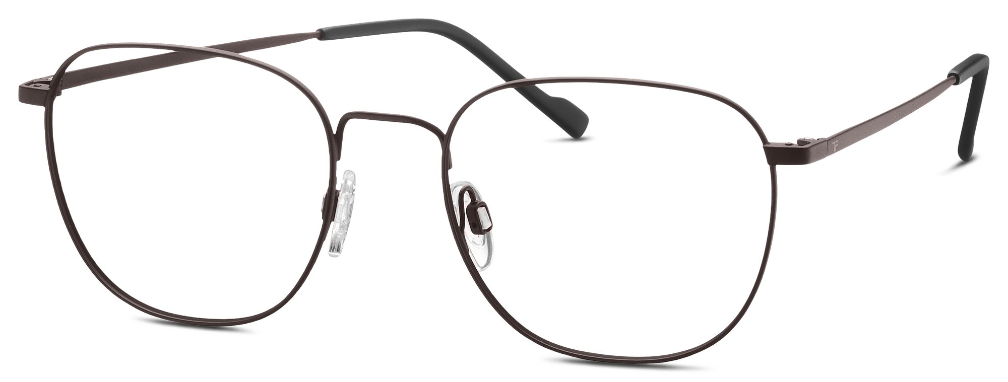 Das Bild zeigt die Korrektionsbrille 820957 60 von der Marke Titanflex in braun.