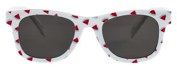 Das Bild zeigt die Sonnenbrille 722093 von der Marke Abele Optik in Weiß Wassermelone.