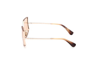 Das Bild zeigt die Sonnenbrille MM0142 von der Marke Max Mara in Blassgold.