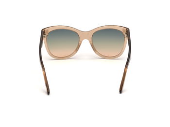 Das Bild zeigt die Sonnenbrille FT0870 45P von der Marke Tom Ford in braun.