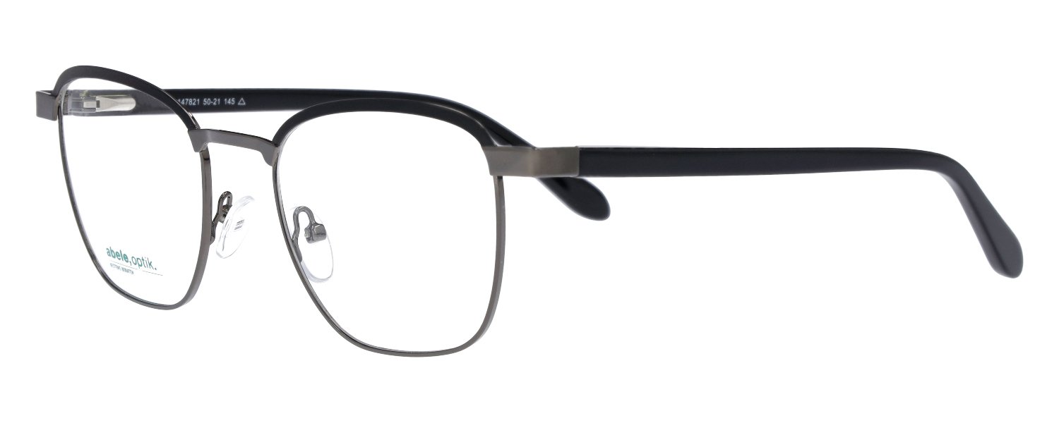 abele optik Brille für Damen in schwarz matt / gun 147821