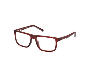 Das Bild zeigt die Korrektionsbrille TB50029-H 67 56 von der Marke Timberland in Matt Dunkel Rot