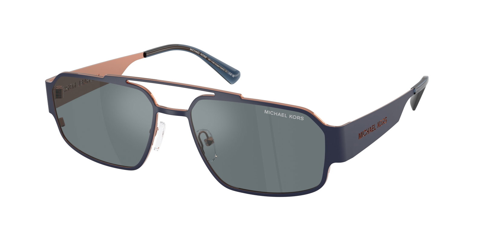 Das Bild zeigt die Sonnenbrille MK1182 von Michael Kors in der Farbe Schwarz.