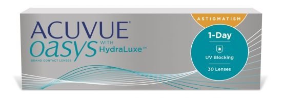 Acuvue Oasys 1-Day for Astigmatism with HydraLuxe, J&J (30 Stk.)