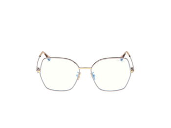 Das Bild zeigt die Korrektionsbrille FT5876-B 014 von der Marke Tom Ford in silber.