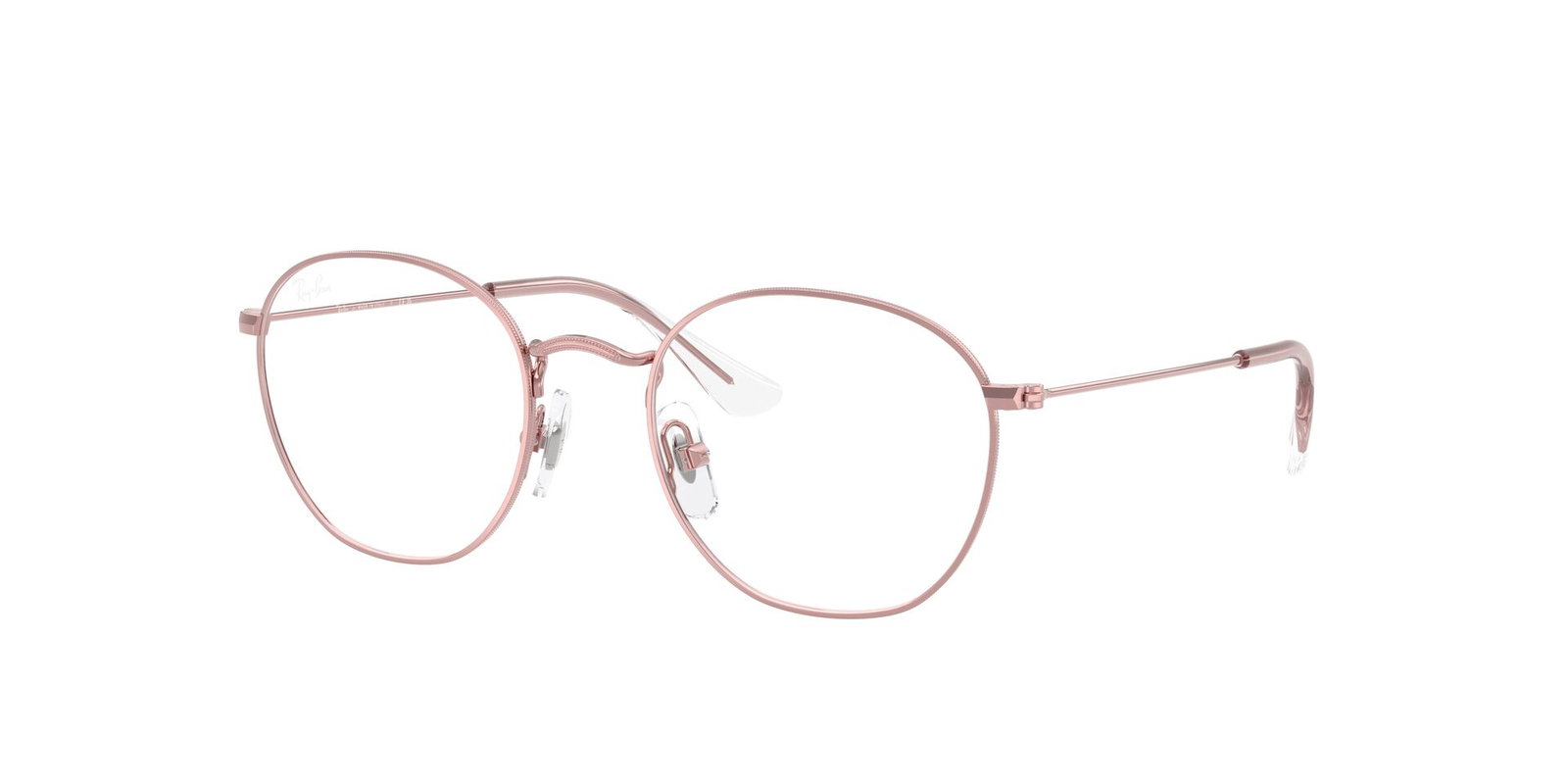 zu sehen ist die Korrektionsbrille RB9572V von Ray Ban für Kinder in der Farbe Gold.