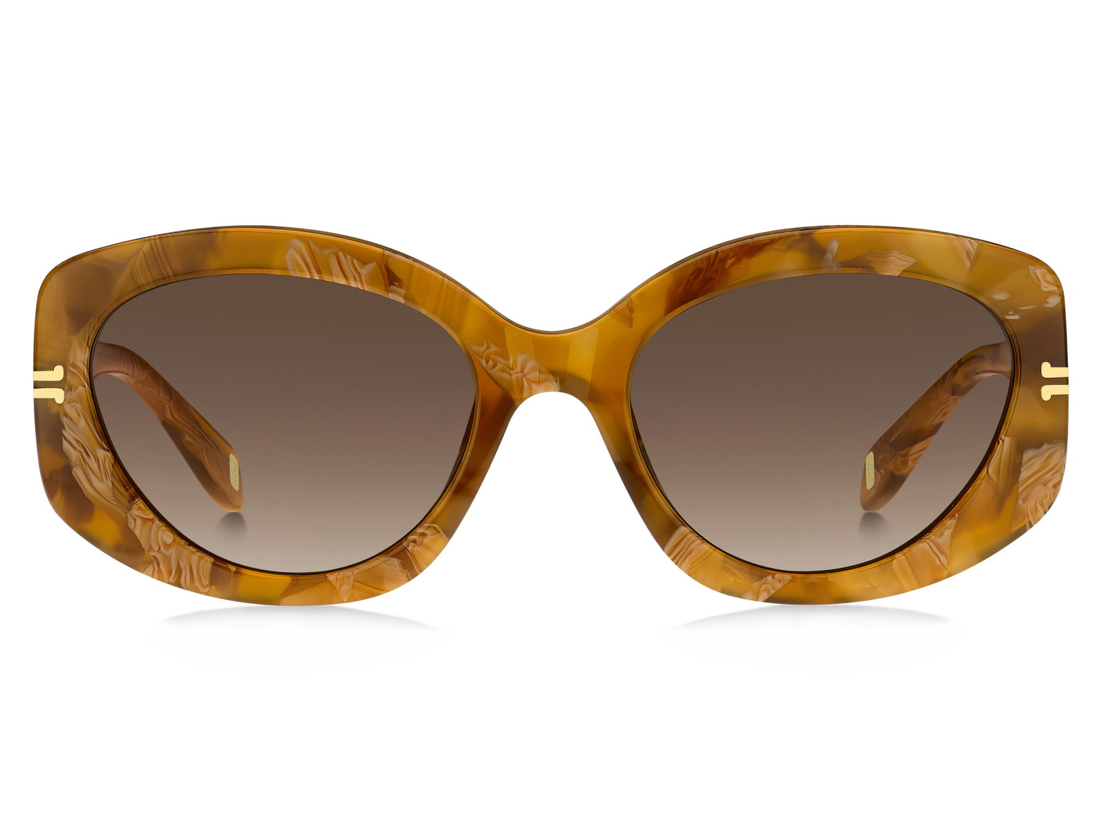 Das Bild zeigt die Sonnenbrille marc_1099_S_03Y_ von Marc Jacobs in brown marble.