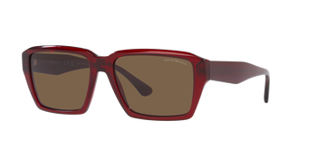 Emporio Armani Sonnenbrille in Rot transparent EA4186 507573 58