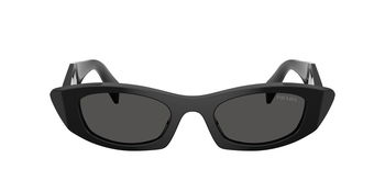 Auf diesem Bild sehen Sie die Korrektionsbrille 0PRB16S von Prada in Schwarz.