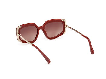 Das Bild zeigt die Sonnenbrille MM0069 66F von der Marke Max Mara in Rot.