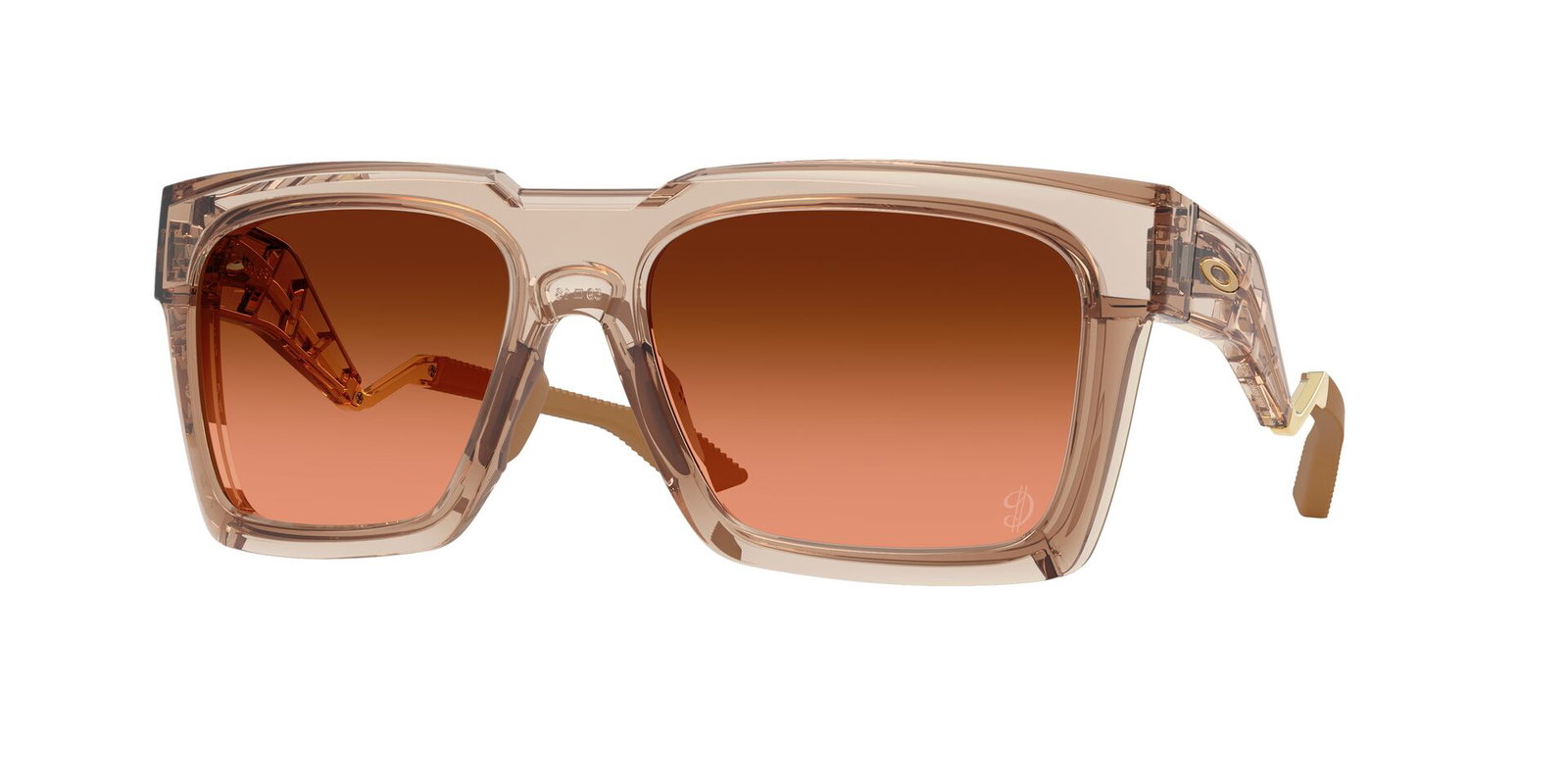 Auf diesem Bild sehen Sie die Sonnenbrille 9485 von Oakley in Braun Transparent.