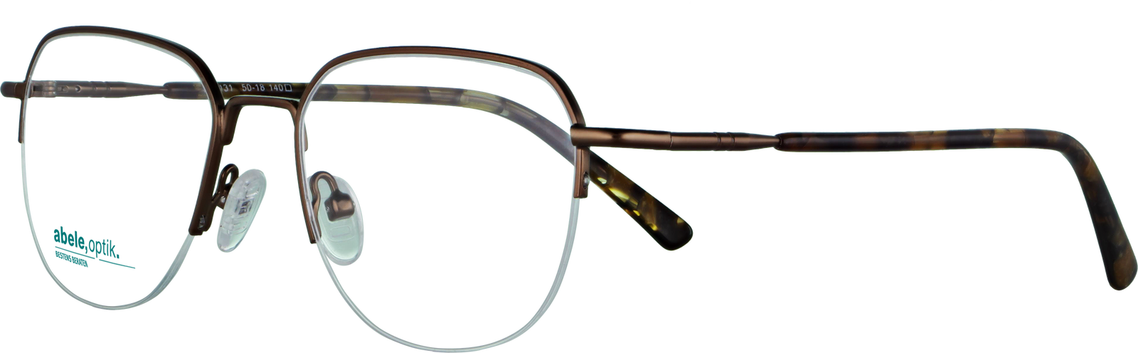 abele optik Brille 142131 in matbraun