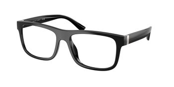 Das Bild zeigt die Korrektionsbrille 2290U von der Marke Polo in Schwarz.