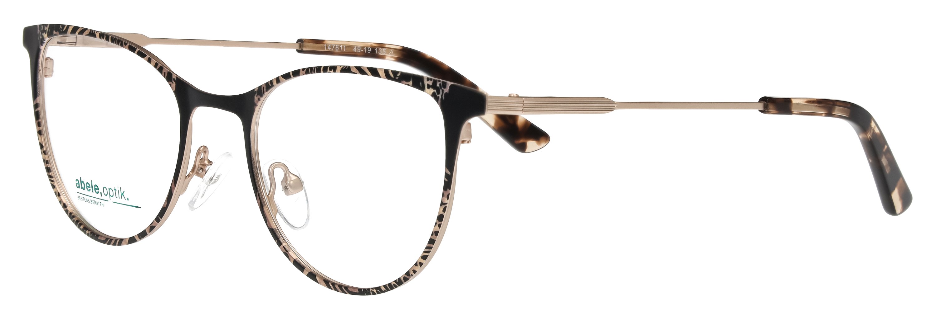abele optik Brille für Damen mit Leomuster 147611