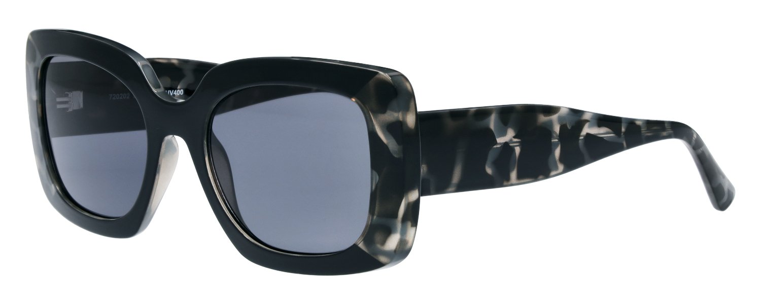 abele optik Sonnenbrille für Damen in schwarz/grau gemustert 720202