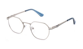 Das Bild zeigt die Korrektionsbrille 582 von Polo in der Farbe Silber.