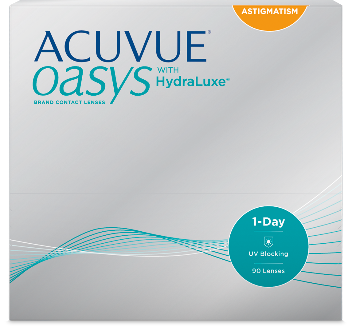 Acuvue Oasys 1-Day for Astigmatism with HydraLuxe, J&J (90 Stk.)
