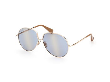 Das Bild zeigt die Sonnenbrille MM0081 32X von der Marke Max Mara in Blassgold.