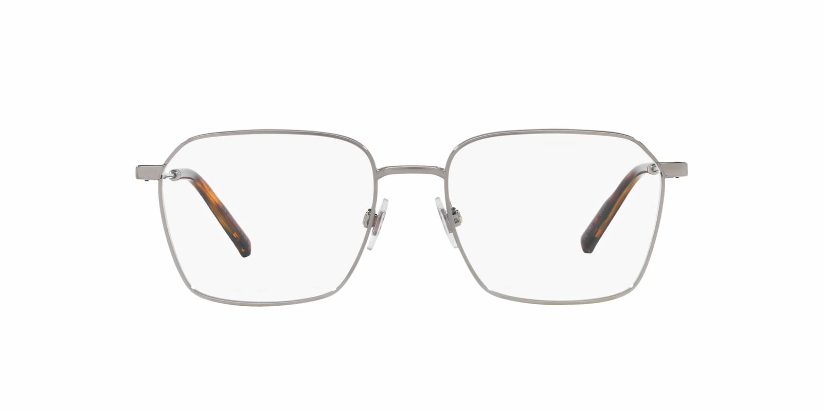 Das Bild zeigt die Korrektionsbrille DG1350 04 von der Marke D&G in silber.