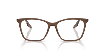 Auf diesem Bild sehen Sie die Korrektionsbrille 0RX5422 von Ray Ban in der Farbe Braun.