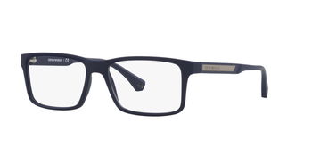 Das Bild zeigt die Korrektionsbrille EA3038 5754 von der Marke Emporio Armani in Dunkelblau.