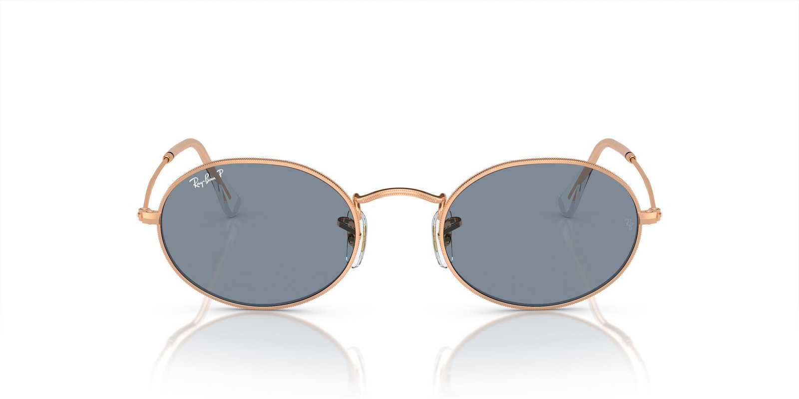 Das Bild zeigt die Sonnenbrille RB3547 9202S2 von der Marke Ray-Ban in Rotgold.