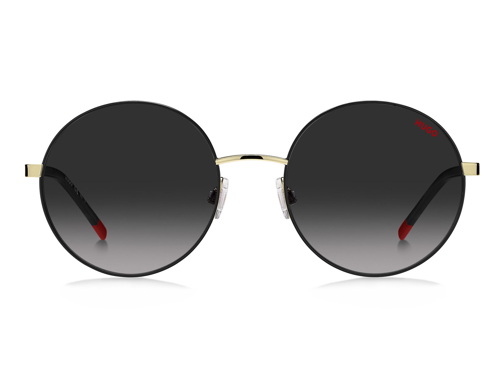 Das Bild zeigt die Sonnenbrille HG1237/S RHL von der Marke Hugo in gold/schwarz.