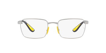 Das Bild zeigt die Korrektionsbrille RX6507M F064 von der Marke Ray Ban in Silber.