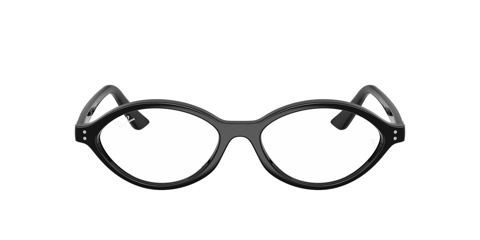 Auf diesem Bild sehen Sie die Korrektionsbrille 0RX7265 von Ray Ban in der Farbe Schwarz.