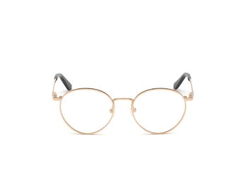 Das Bild zeigt die Korrektionsbrille GU2725 028 von der Marke Guess in Roßégold.