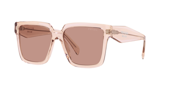 Prada Sonnenbrille für Damen in Rosa transparent PR 24ZS 13I08M 56