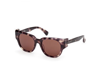 Das Bild zeigt die Sonnenbrille MM0138 von der Marke Max Mara in Dunkelhavanna.