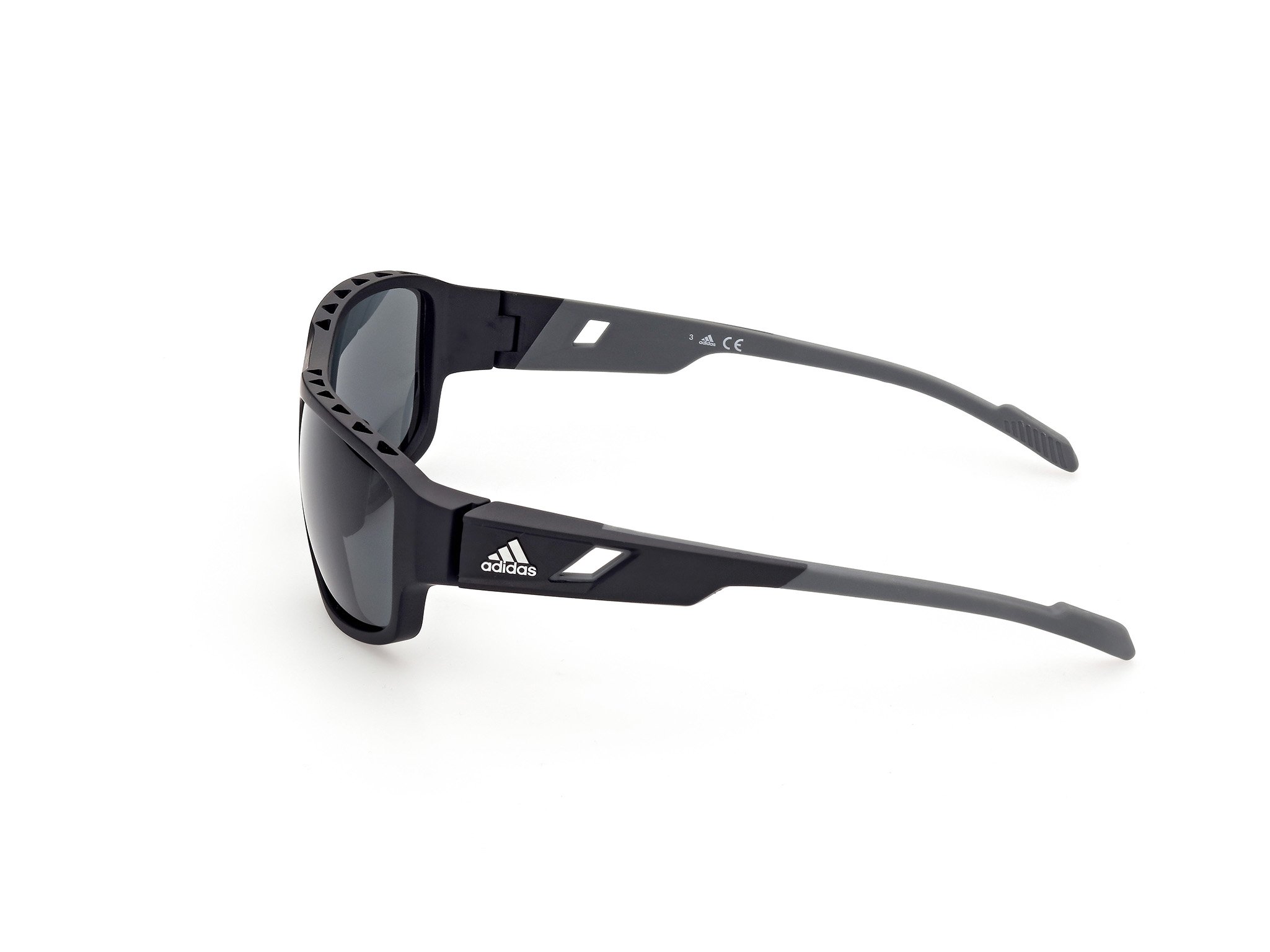 Adidas Sport Sonnenbrille für Herren in matt schwarz SP0045 02A