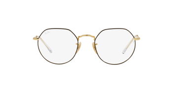 Das Bild zeigt die Korrektionsbrille RX6564 2890 von der Marke Ray Ban in Gold.