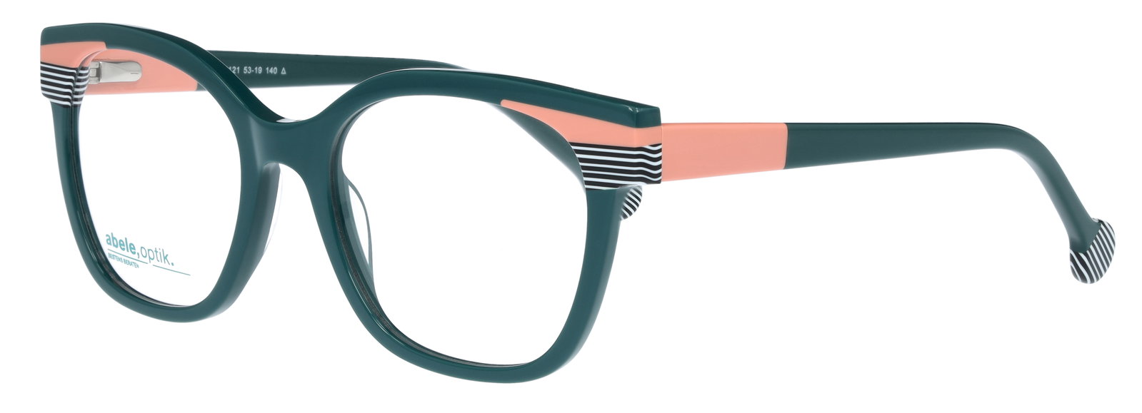 abele optik Brille für Damen 152121 in grün/rosa