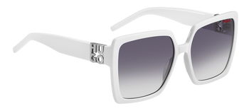 Das Bild zeigt die Sonnenbrille HG1285/S VK6 von der Marke Hugo in weiß.