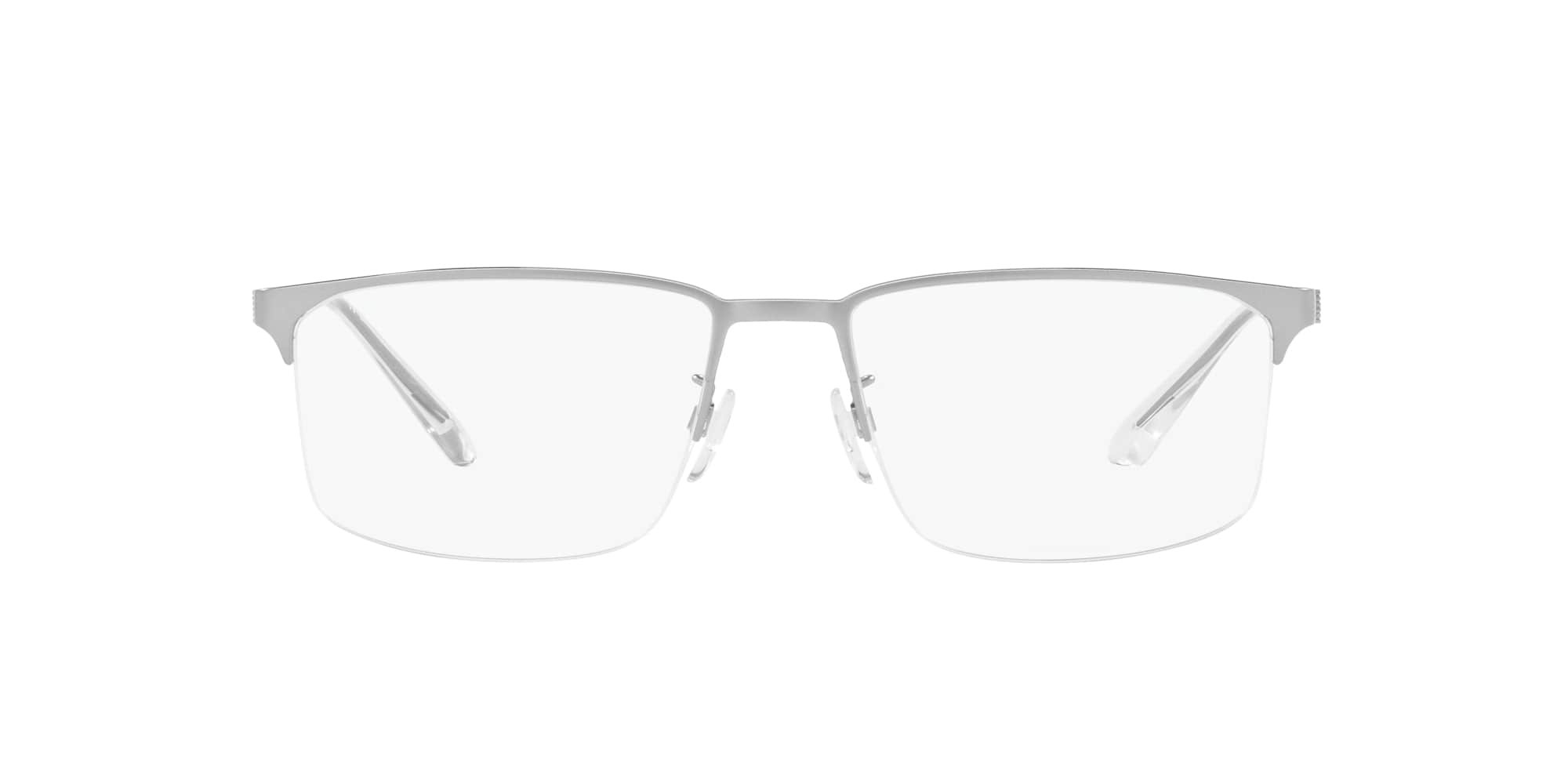 Das Bild zeigt die Korrektionsbrille EA1143 3045 von der Marke Emporio Armani in Silber.