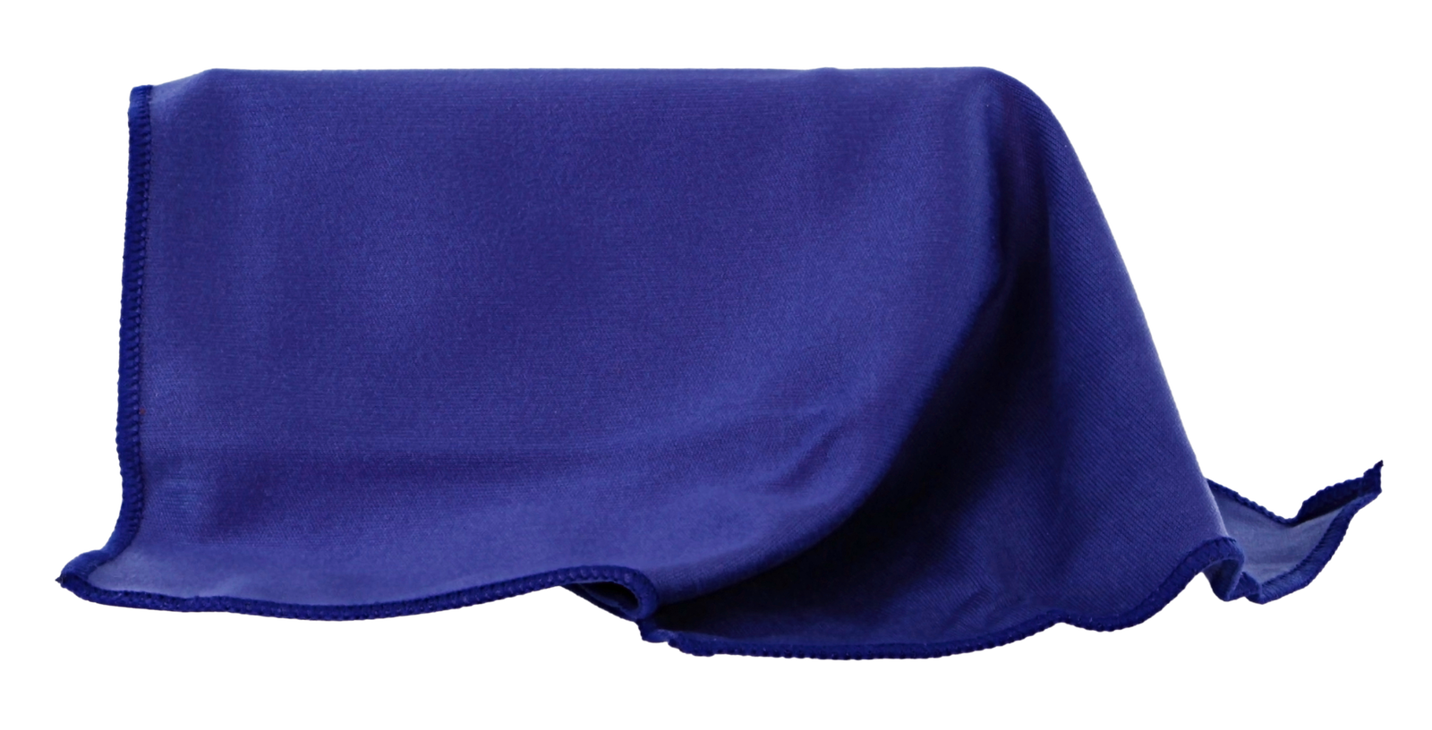 Brillenputztuch blau