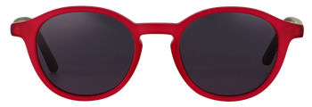 Das Bild zeigt die Sonnenbrille 718753 von der Marke Abele Optik in Rot.