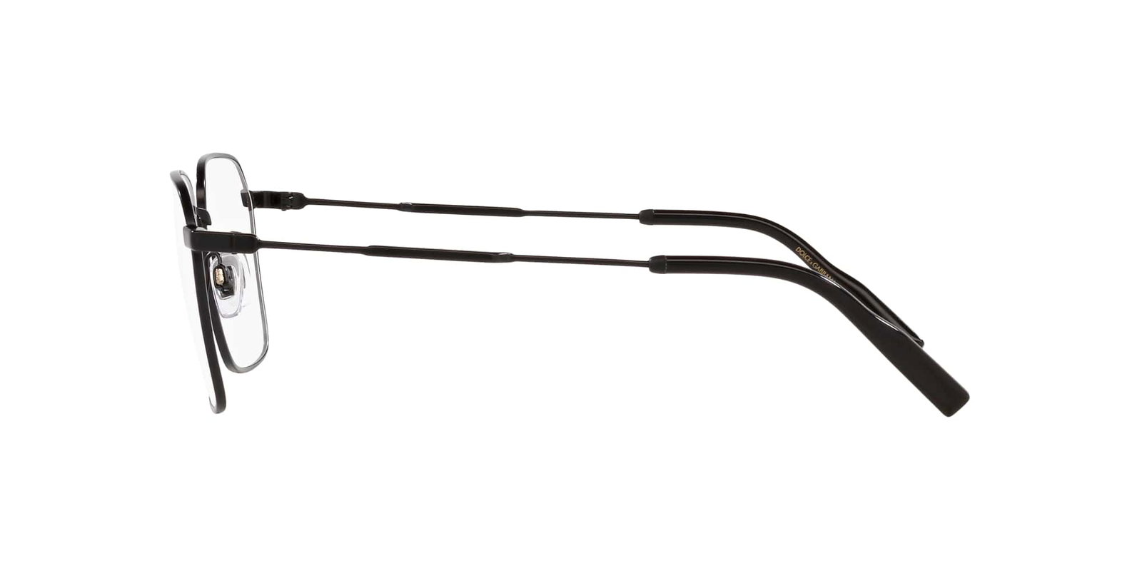 Das Bild zeigt die Korrektionsbrille DG1350 1106 von der Marke D&G in schwarz.